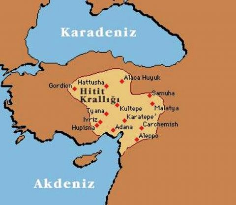 Hitits maps, Ankara Map, Gordion Map, Turkey Archeological map